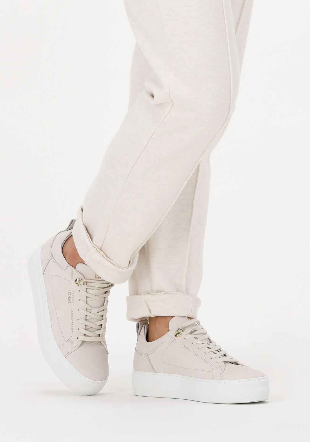 Beige RED RAG Sneakers 74402 Omoda
