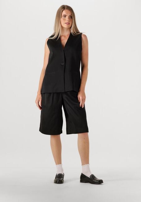 Zwarte WITHBLACK Gilet WBLSELMA LINEN WAISTCOAT - large