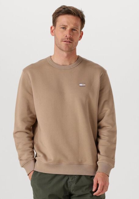 TOMMY JEANS Pull TJM REG BADGE CREW EXT Sable - large