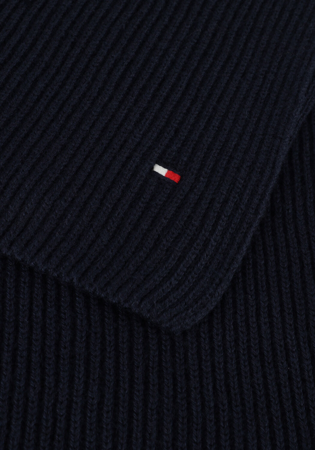 Blauwe TOMMY HILFIGER Muts GP FLAG BEANIE + SCARF - large