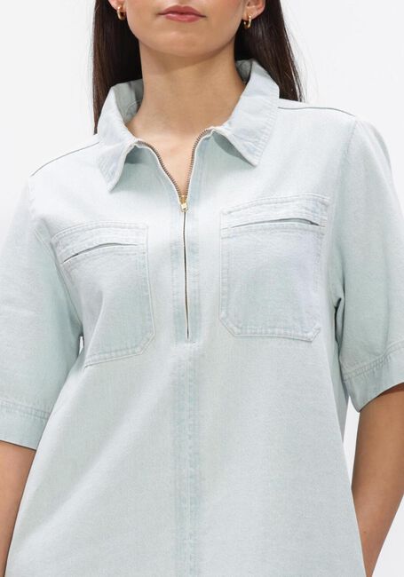 Lichtblauwe BY-BAR Mini jurk PHILIPE DRESS - large