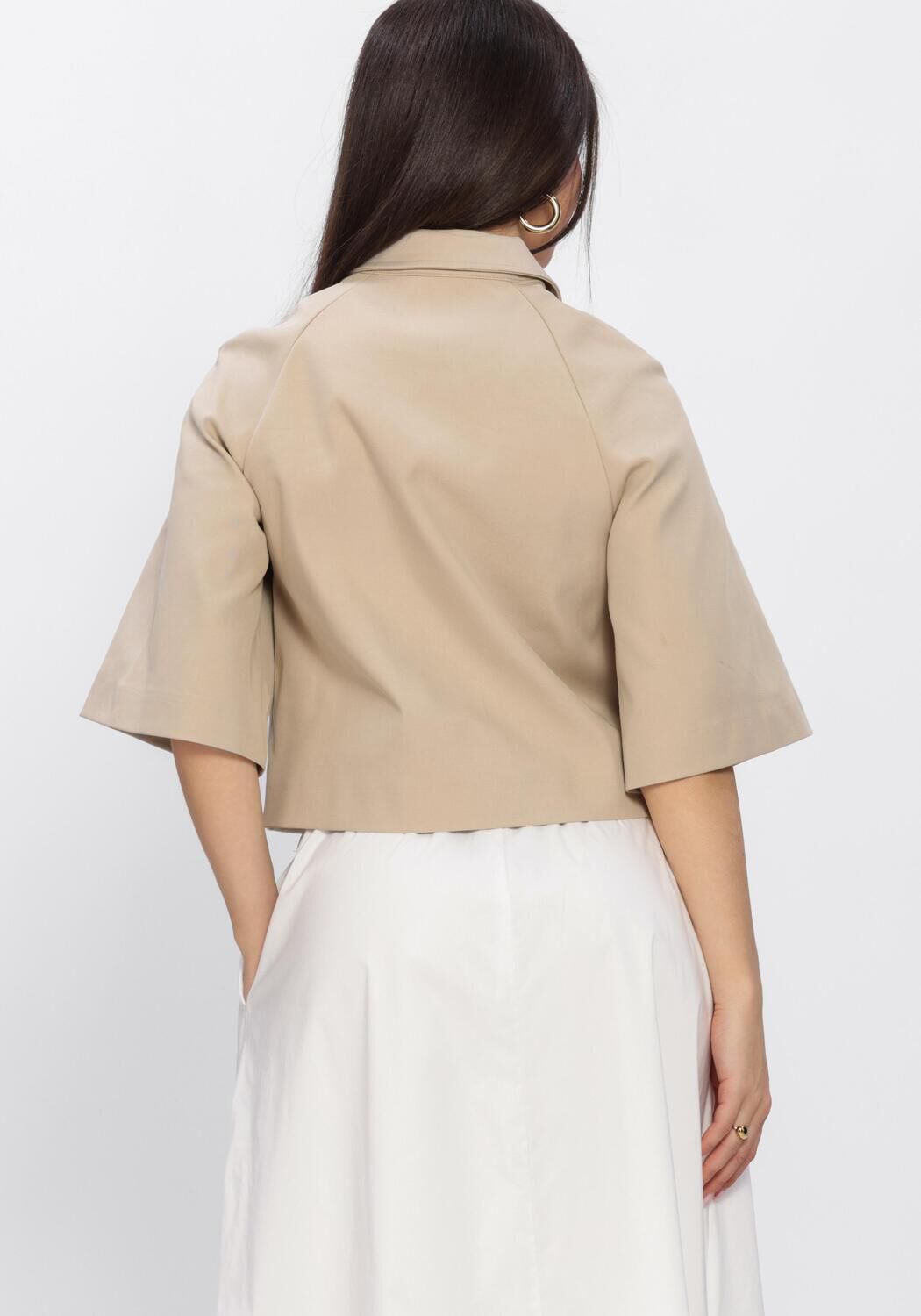 NEO NOIR Trenchcoats ROSEMMA TRENCH MINI JACKET en beige - large