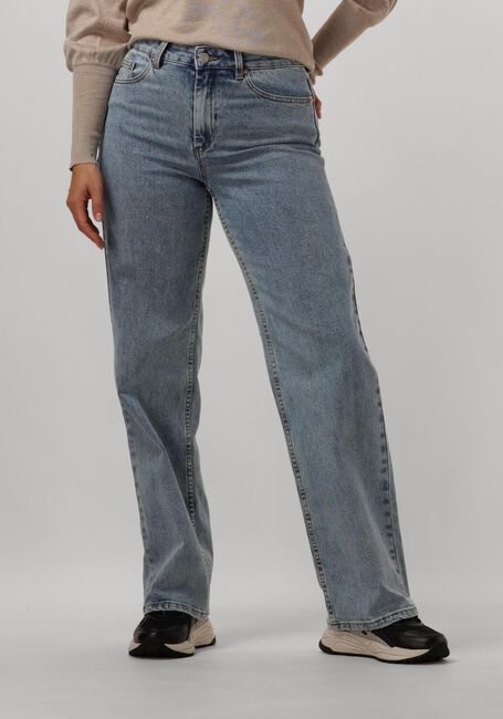 Lichtblauwe Y.A.S. Straight leg jeans YASALENA MW STRAIGHT JEANS - large