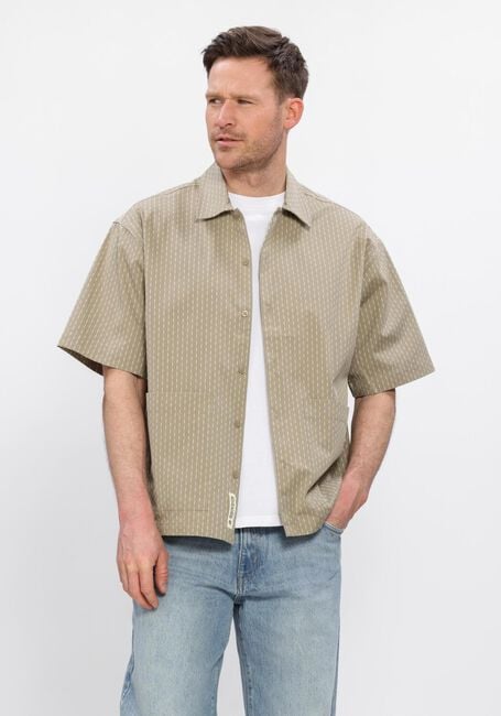 WOODBIRD Chemise d&eacute;contract&eacute; WBWANG SHIKO SHIRT Kaki - large