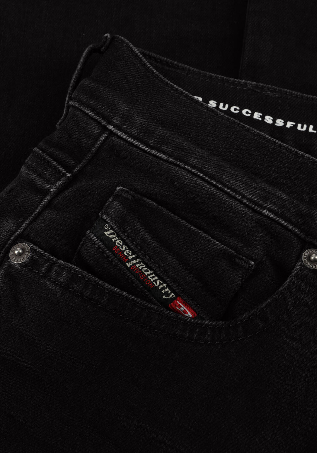 Zwarte DIESEL Wide jeans 1978 D-AKEMI - large