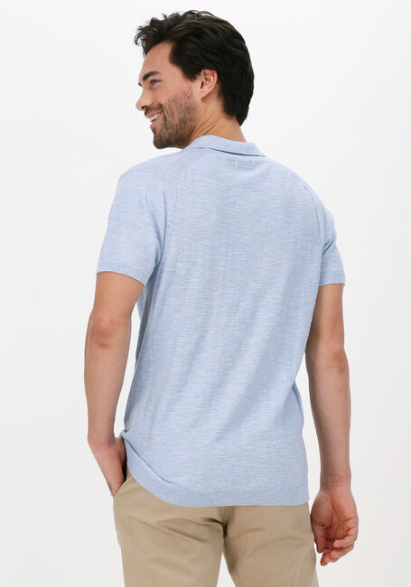 DSTREZZED Polo MERCURY S/S POLO MELANGE SLUB en bleu - large