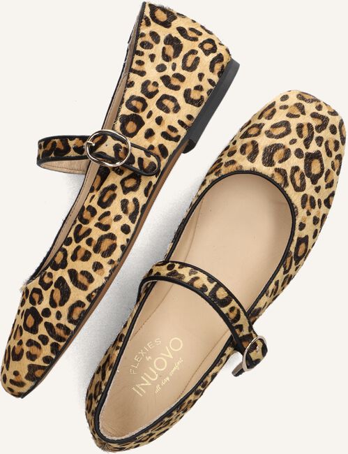 Bruine INUOVO Ballerina's A92017 Bruine INUOVO Ballerina's A92017 - large