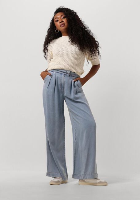 Donkerblauwe AAIKO Wijde broek FREDERIQUE TENCEL TEN 520 Donkerblauwe AAIKO Wijde broek FREDERIQUE TENCEL TEN 520 - large