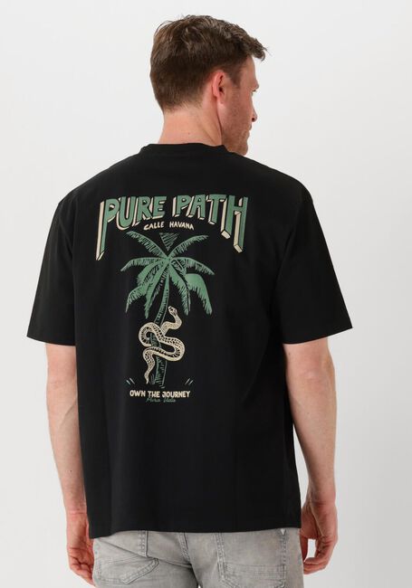 PURE PATH T-shirt LOOSE FIT CREWNECK SS T-SHIRTS en noir - large