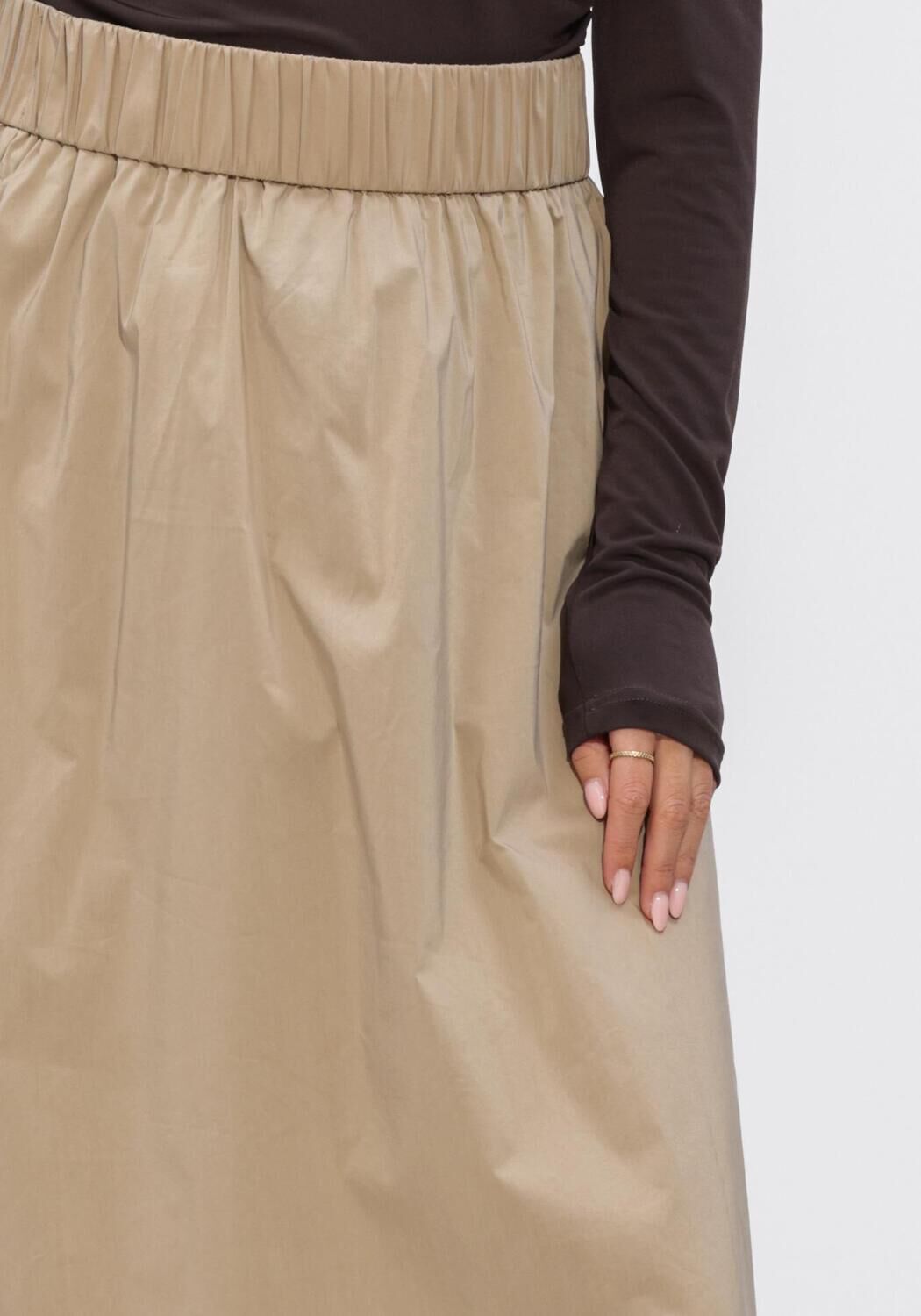 NOTRE-V Jupe maxi NV-FRIGG Sable - large