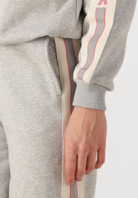 ALIX THE LABEL Pantalon de jogging LADIES KNITTED SIDE TAPE WIDE LEG SWEAT PANTS en gris - large