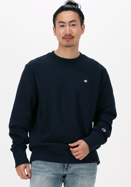 Donkerblauwe CHAMPION Sweater CREWNECK SWEATSHIRT - large