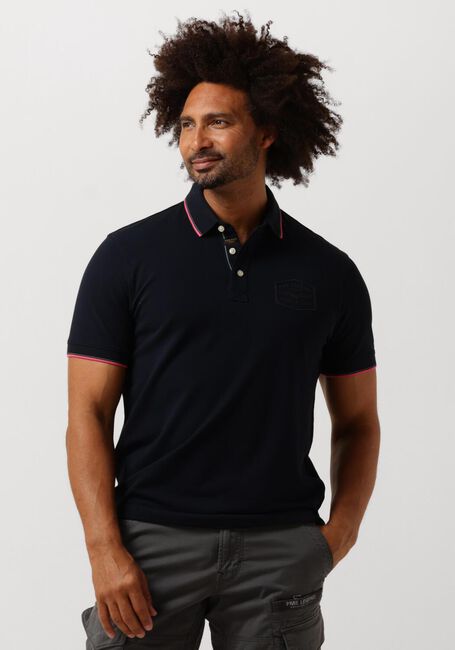 PME LEGEND Polo SHORT SLEEVE POLO STRETCH PIQUE PACKAGE en bleu - large