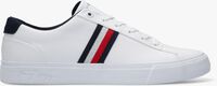 Witte TOMMY HILFIGER Lage sneakers CORPORATE LEATHER - medium