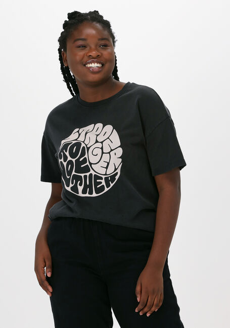 Grijze CATWALK JUNKIE T-shirt TS STRONGER - large