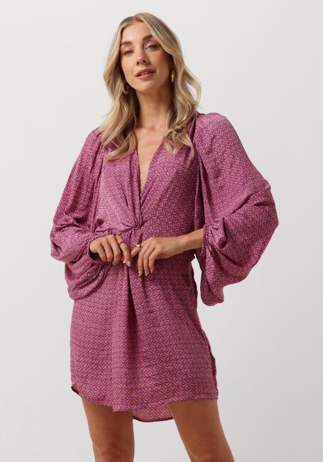 SISSEL EDELBO Mini robe WENDY SHORT DRESS en rose - large