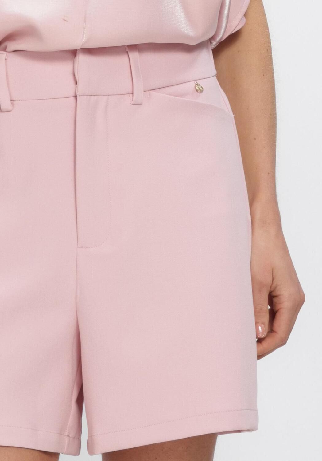 NUKUS Pantalon courts DAHLIA SHORT Rose clair - large