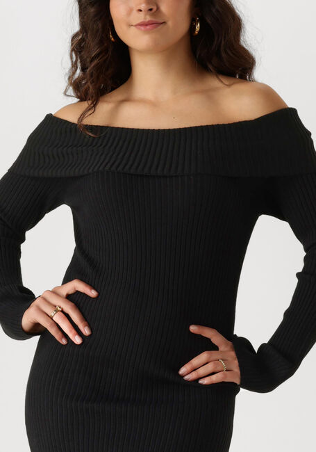 ENVII Robe maxi ENTOPO O-S LS DRESS 5253 en noir - large