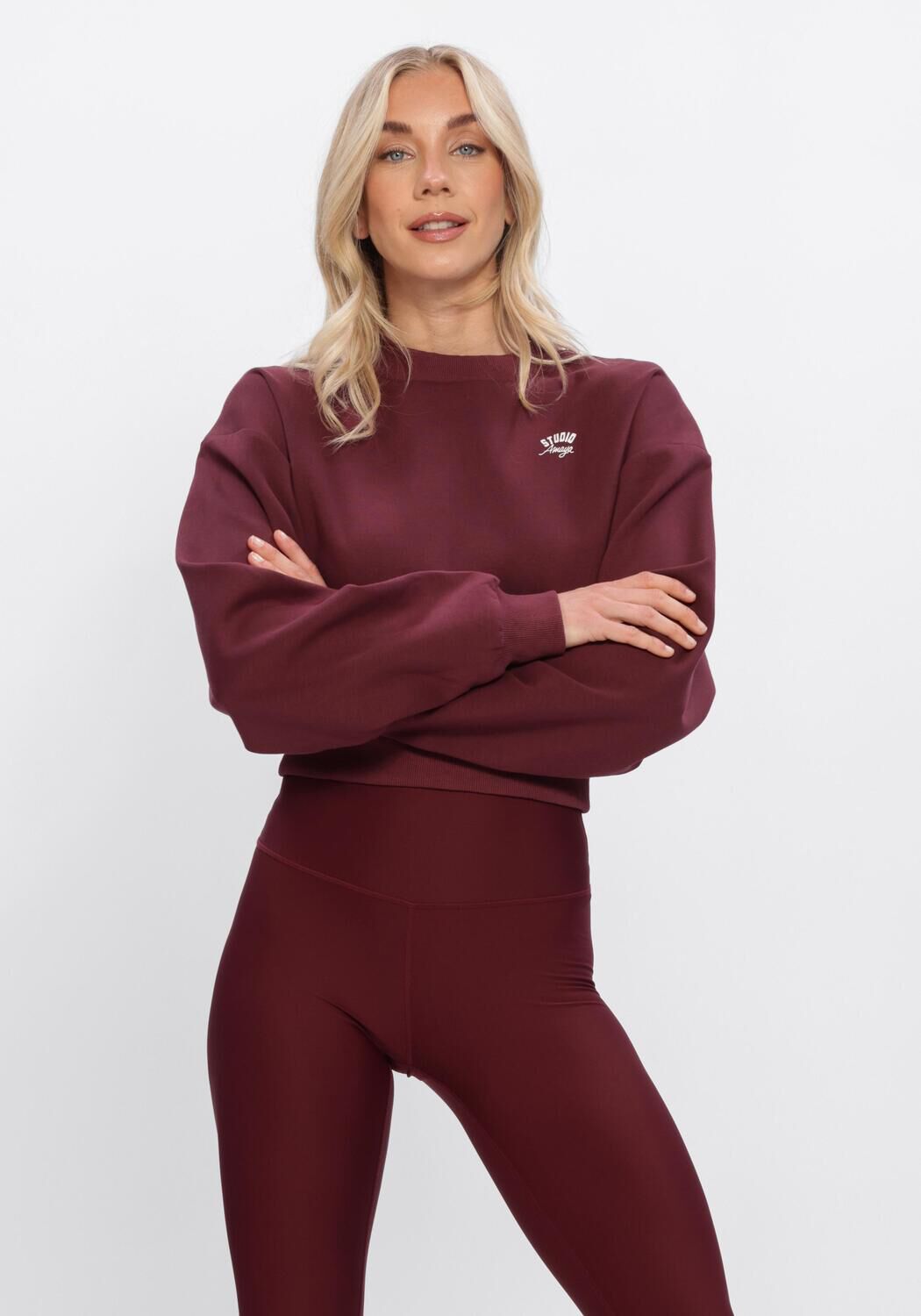 Bordeaux STUDIO AMAYA Sweater FLOW SWEATER - large