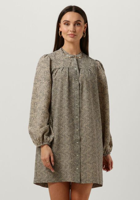 SECOND FEMALE Mini robe FLOS DRESS en noir - large
