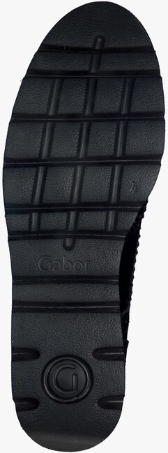 GABOR Chaussures à lacets 568 en noir - large