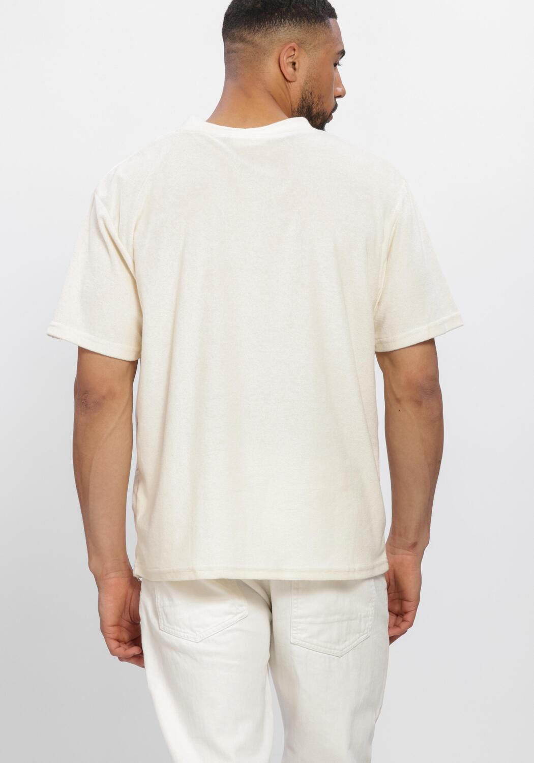 ANERKJENDT T-shirt AKVILLADS FROTTE T &Eacute;cru - large
