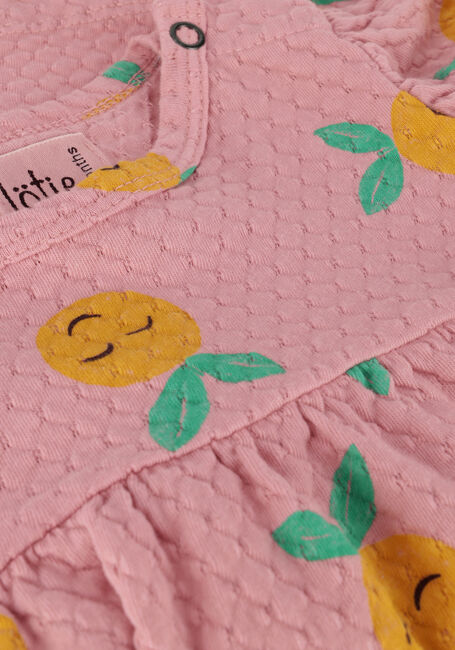Roze LÖTIEKIDS Jurken BABY DRESS GRAPEFRUITS - large