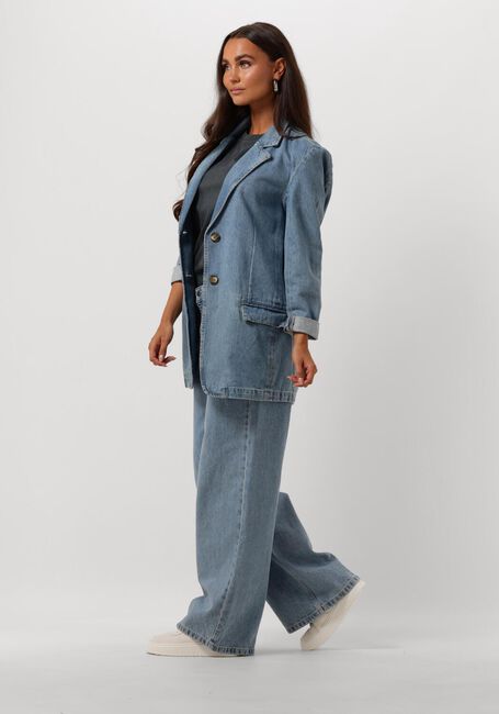 MY ESSENTIAL WARDROBE Pantalon large JAYDAMW 165 HIGH WIDE en bleu - large