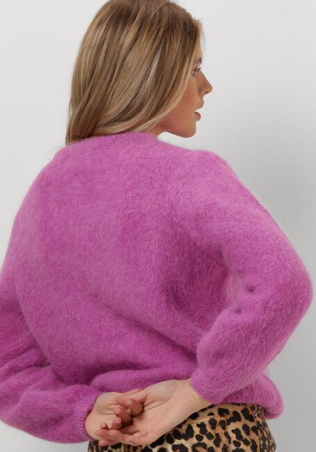 AMERICAN DREAMS Gilet SUSAN ALPACA CARDIGAN en violet - large