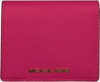 MICHAEL KORS Porte-monnaie FLAP CARD HOLDER en rose - medium