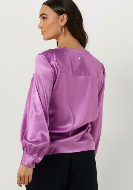 MOS MOSH ENFA SATIN BLOUSE Blouses en violet - large