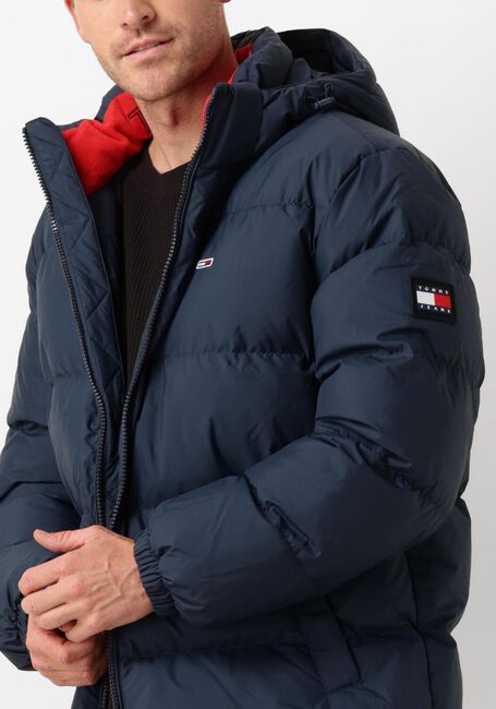 Donkerblauwe TOMMY JEANS Jassen TJM ESSENTIAL DOWN PARKA - large