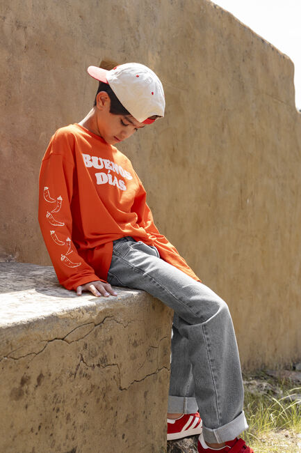 Oranje AMMEHOELA T-shirt REY - large