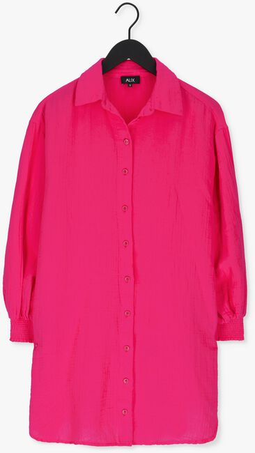 ALIX THE LABEL WOVEN PINK BLOUSE DRESS - large