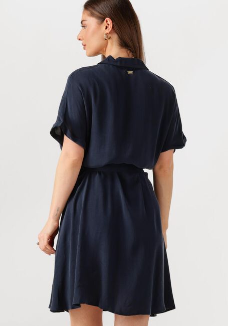 POM AMSTERDAM Mini robe BOBBY LYNN Bleu foncé - large