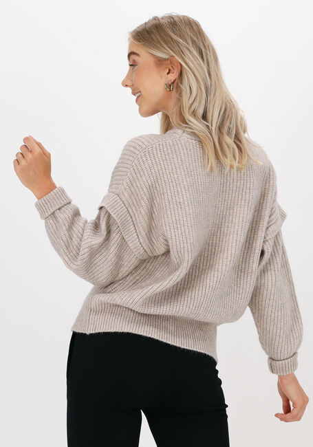 CO'COUTURE Pull ROWIE PATTERN KNIT en beige - large