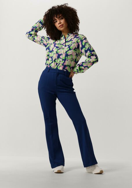 Blauwe POM AMSTERDAM  MILA LILIES BLUE BLOUSE - large