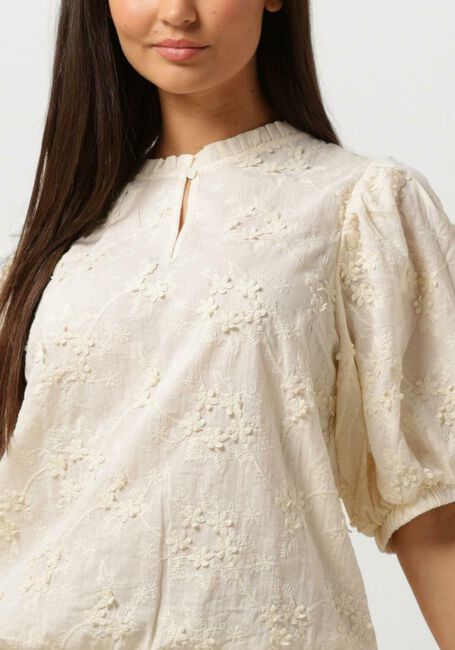 SUMMUM Haut TOP SMALL FOWER 3D Blanc - large