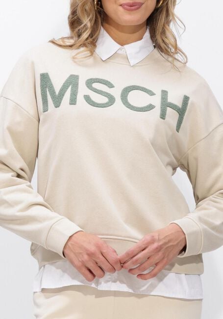 Ecru MSCH COPENHAGEN Sweater MSCHMELA BRIENA MSCH SWEATSHIRT - large