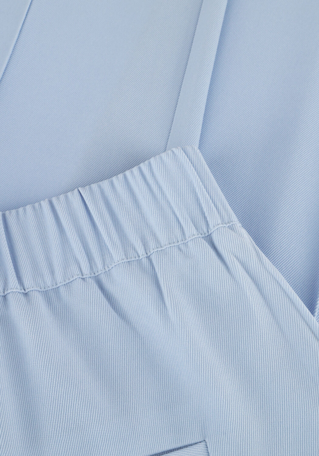 Lichtblauwe ANOTHER LABEL Pantalon ESTELLE PANTS - large