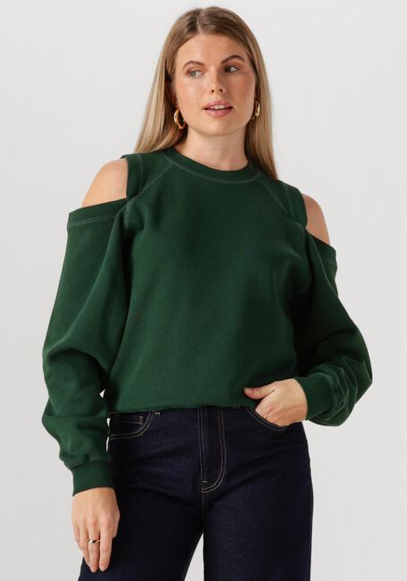 Donkergroene CATWALK JUNKIE Trui SWEATER WITH CUT OUT - large