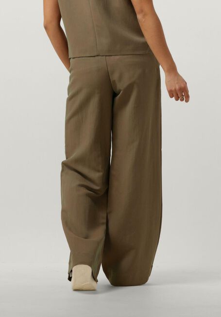 Olijf MY ESSENTIAL WARDROBE Wijde broek EMMYMW WIDE PANT - large