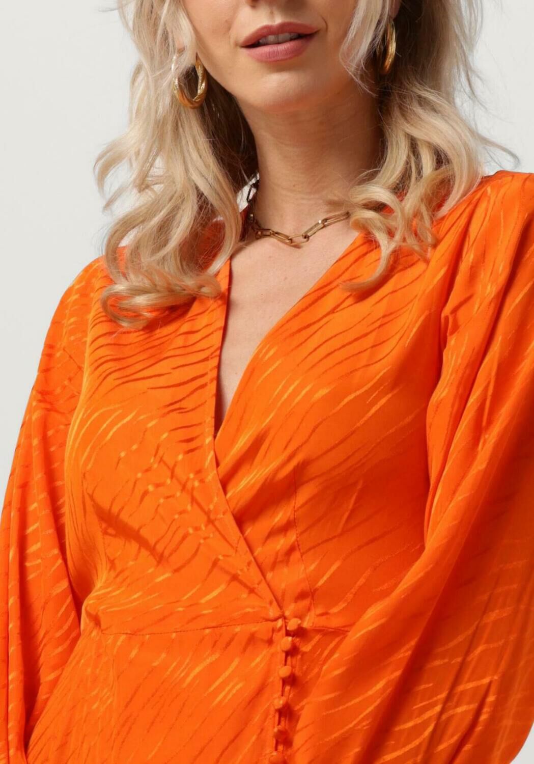 Selected femme orange dress top