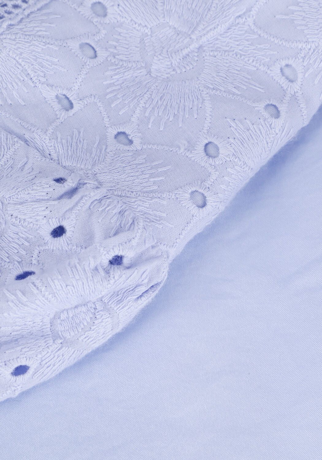 Lichtblauwe GUESS  LS SANDRA TOP - large