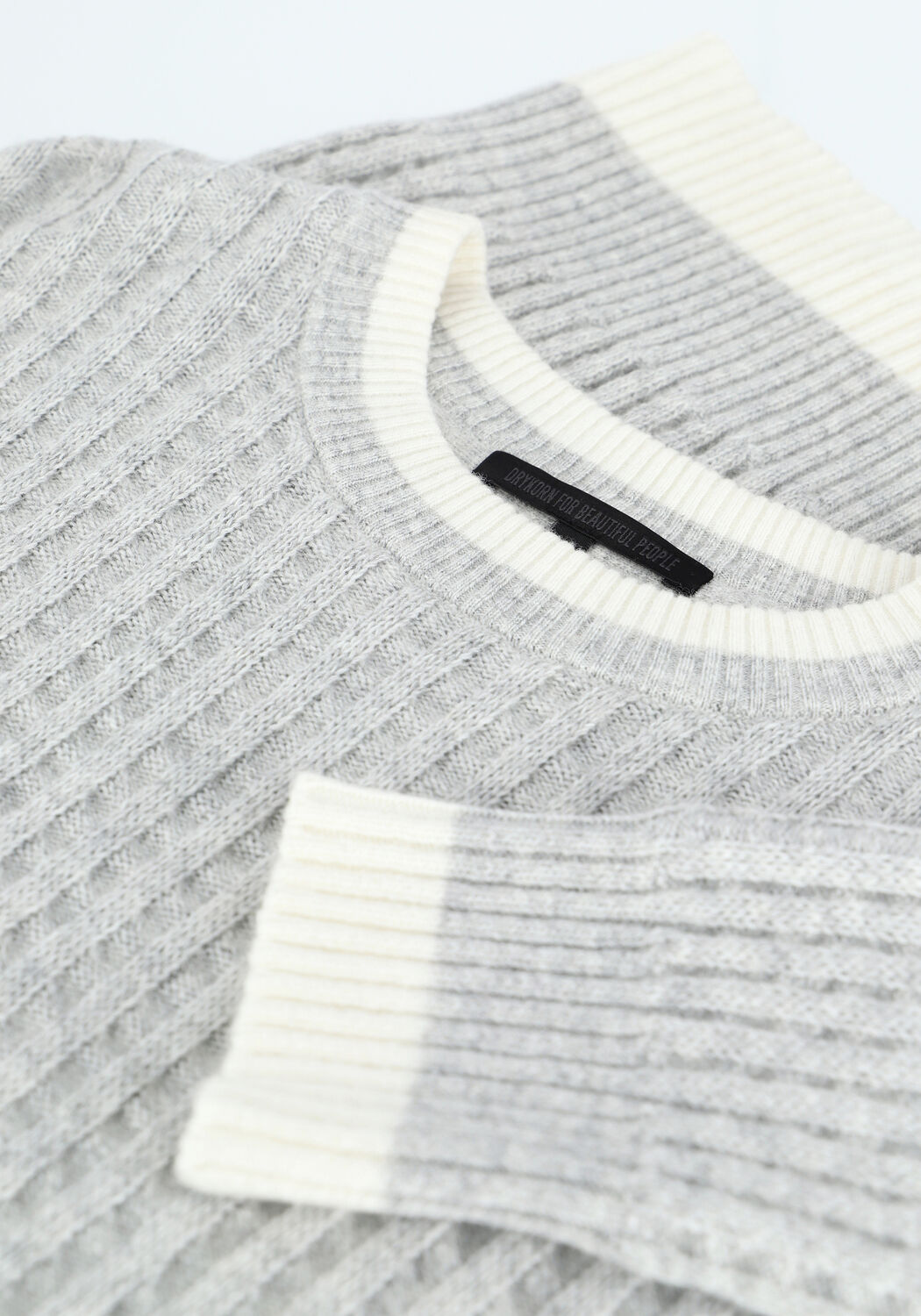 Grijze DRYKORN Trui VINCENT 420081 - large