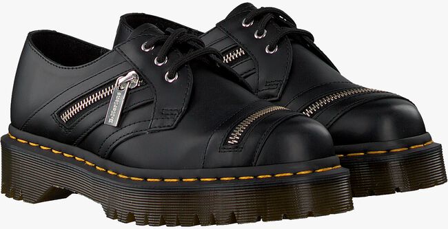 DR MARTENS Chaussures à lacets 1461 BEX ZIP en noir  - large