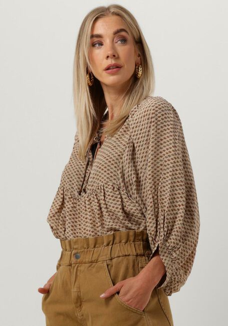 SISSEL EDELBO ANGELINA SILK TOP Blouses en multicolore - large