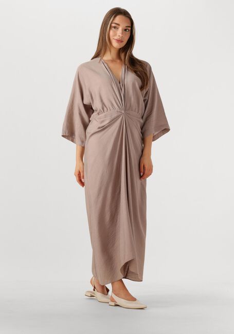 Taupe CO'COUTURE Maxi jurk HERACC KNOT DRESS - large