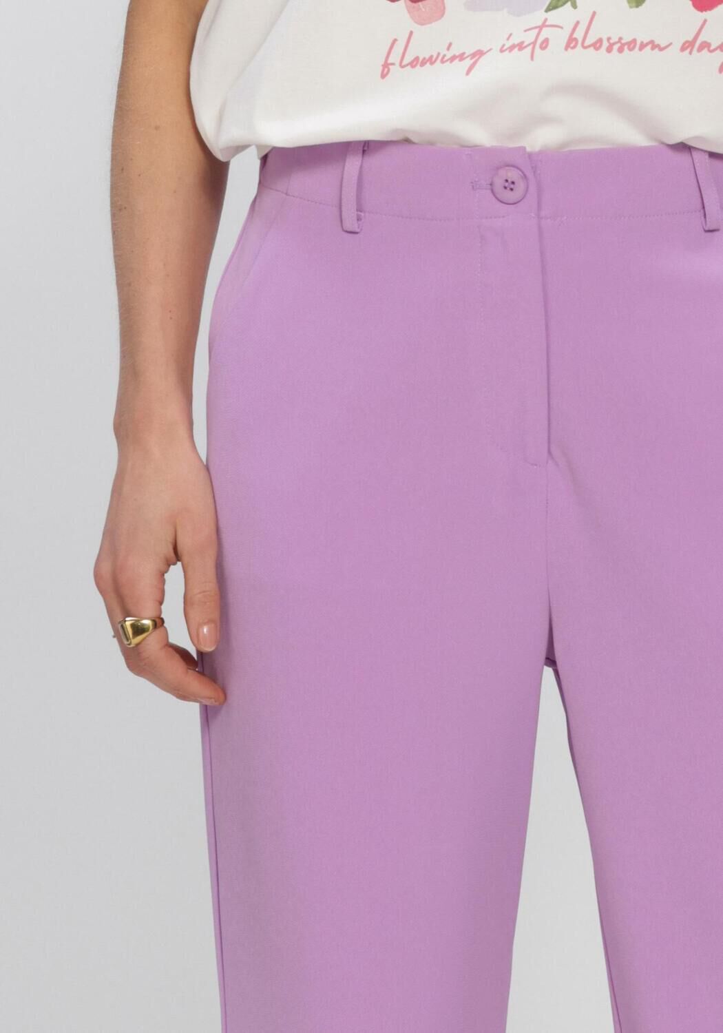 YDENCE Pantalon PANTS SOLANGE en violet - large