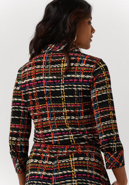 Zwarte VANILIA  COLOURED CHECK POLO - large